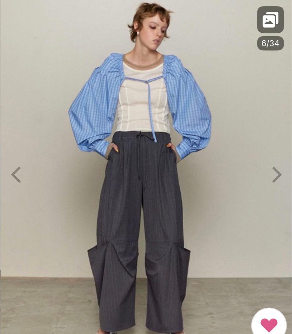 MAISON SPECIAL マルチウェイタフタブラウス