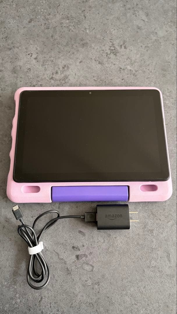 第11世代FireHD10キッズモデル10インチラベンダーケース付き