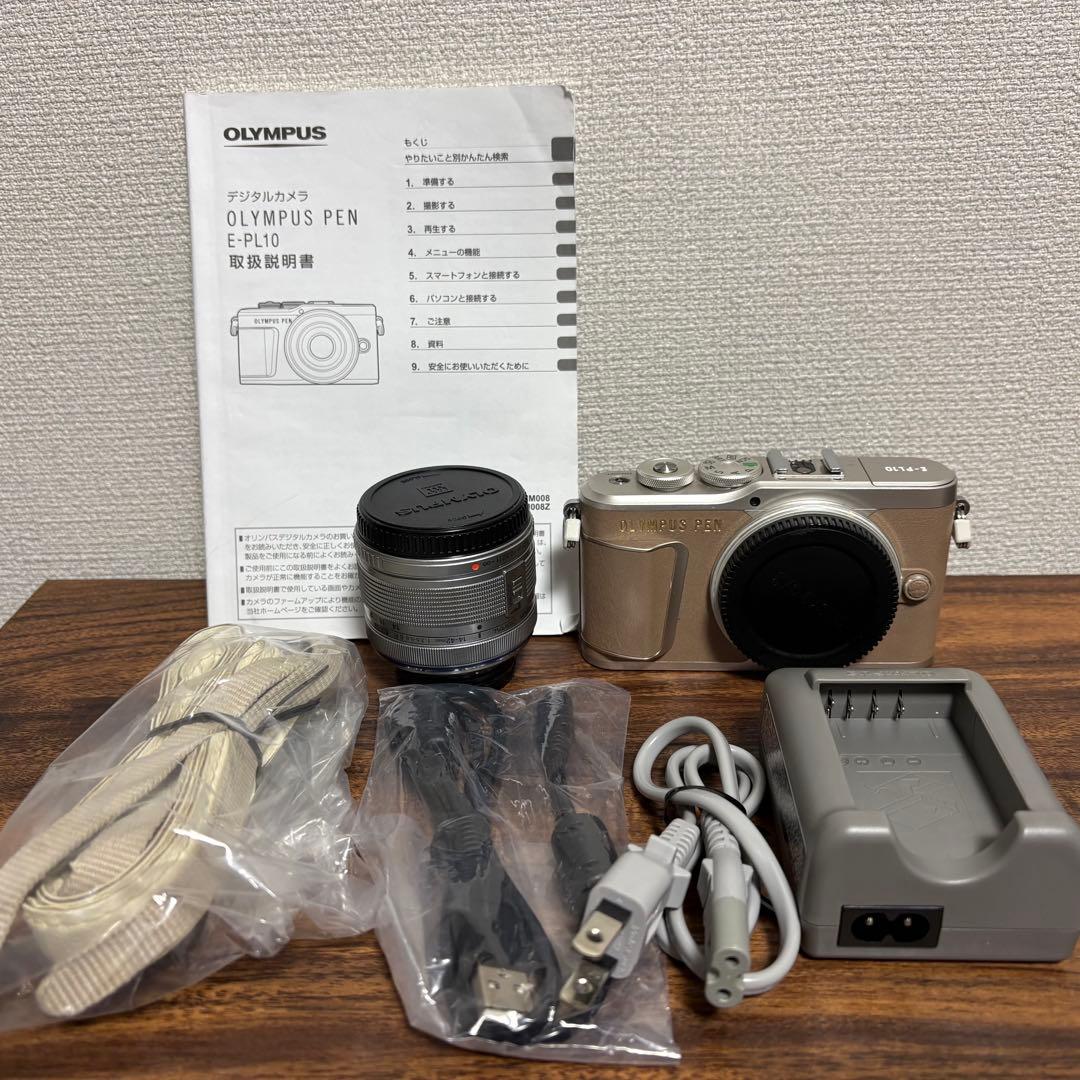 OLYMPUS PEN E-PL10 レンズセット ミラーレス一眼 訳あり