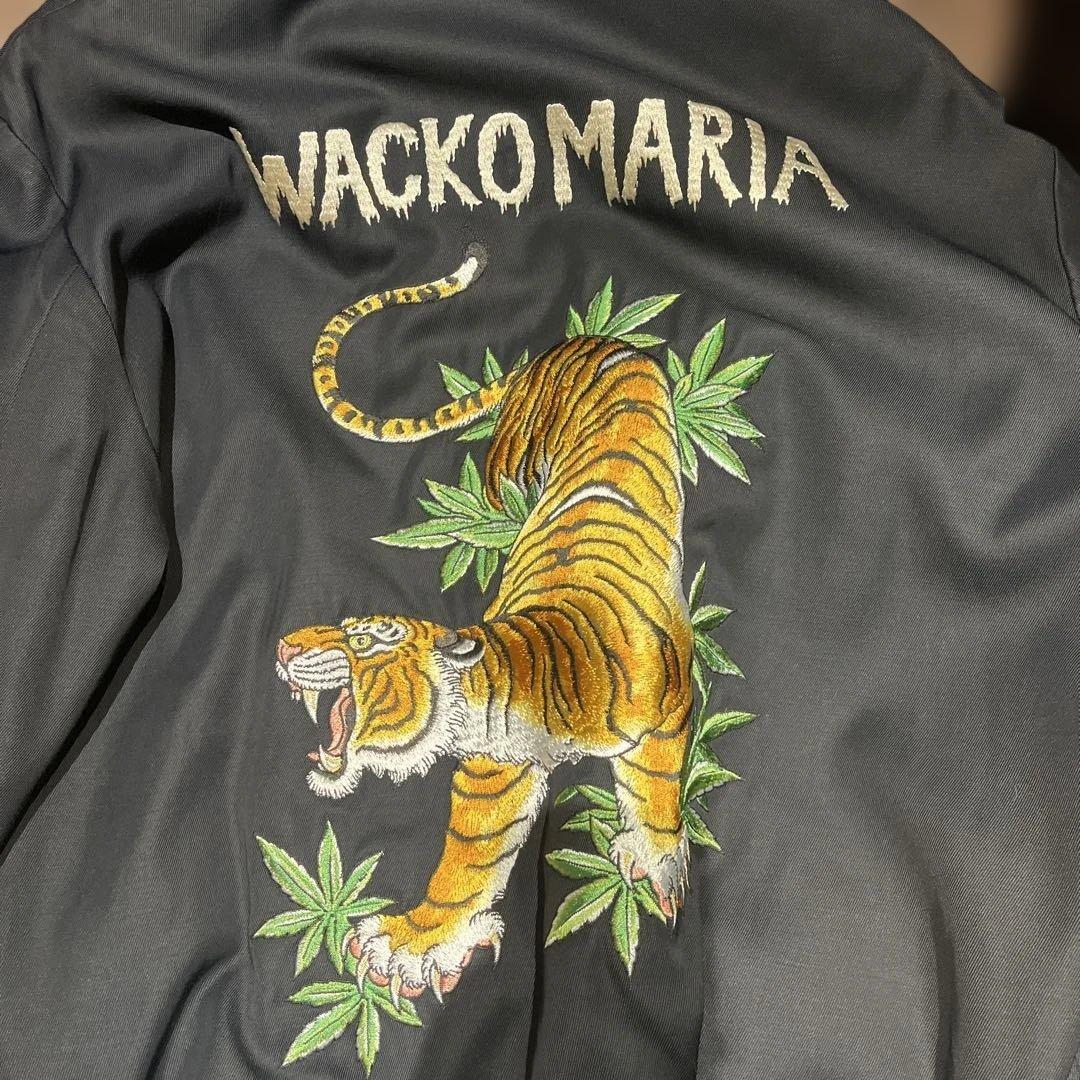 WACKO MARIA ベトジャン 虎刺繍 黒