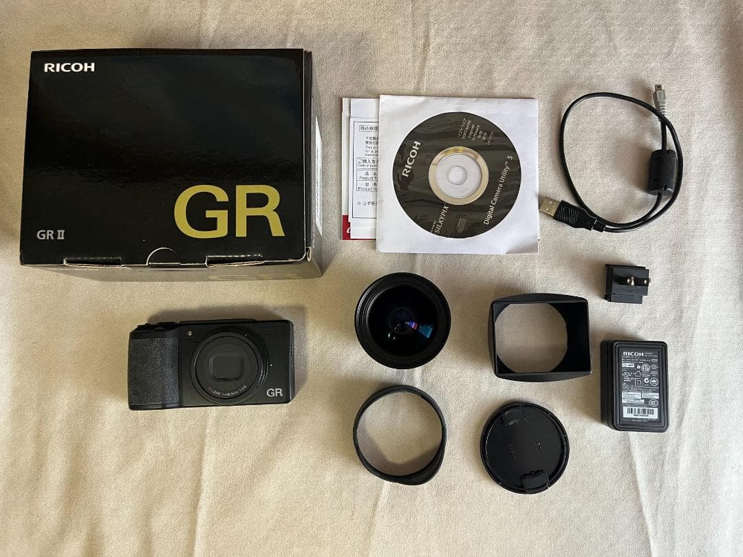 【実働・訳あり】GR2＋純正ワイコン GW-3セット＋本