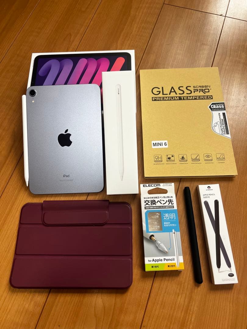 付属品多数！ iPad mini 6 256GB + Apple Pencil
