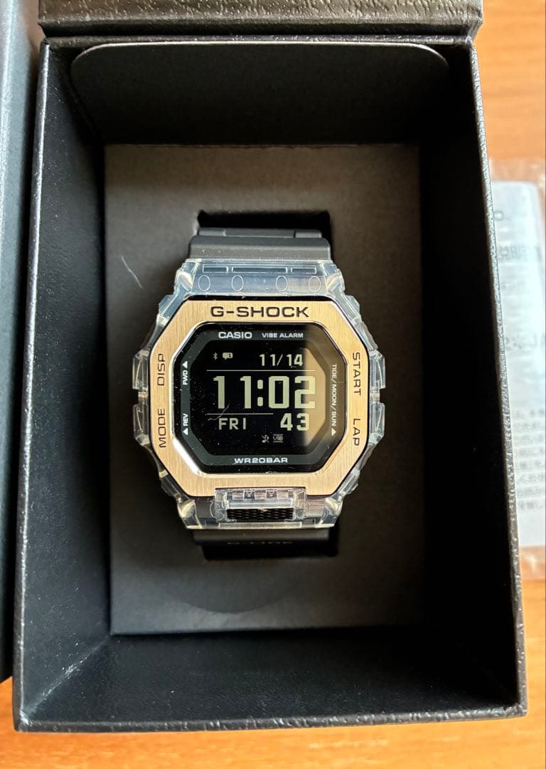 カシオ G-SHOCK GBX-100S-1JF Bluetooth