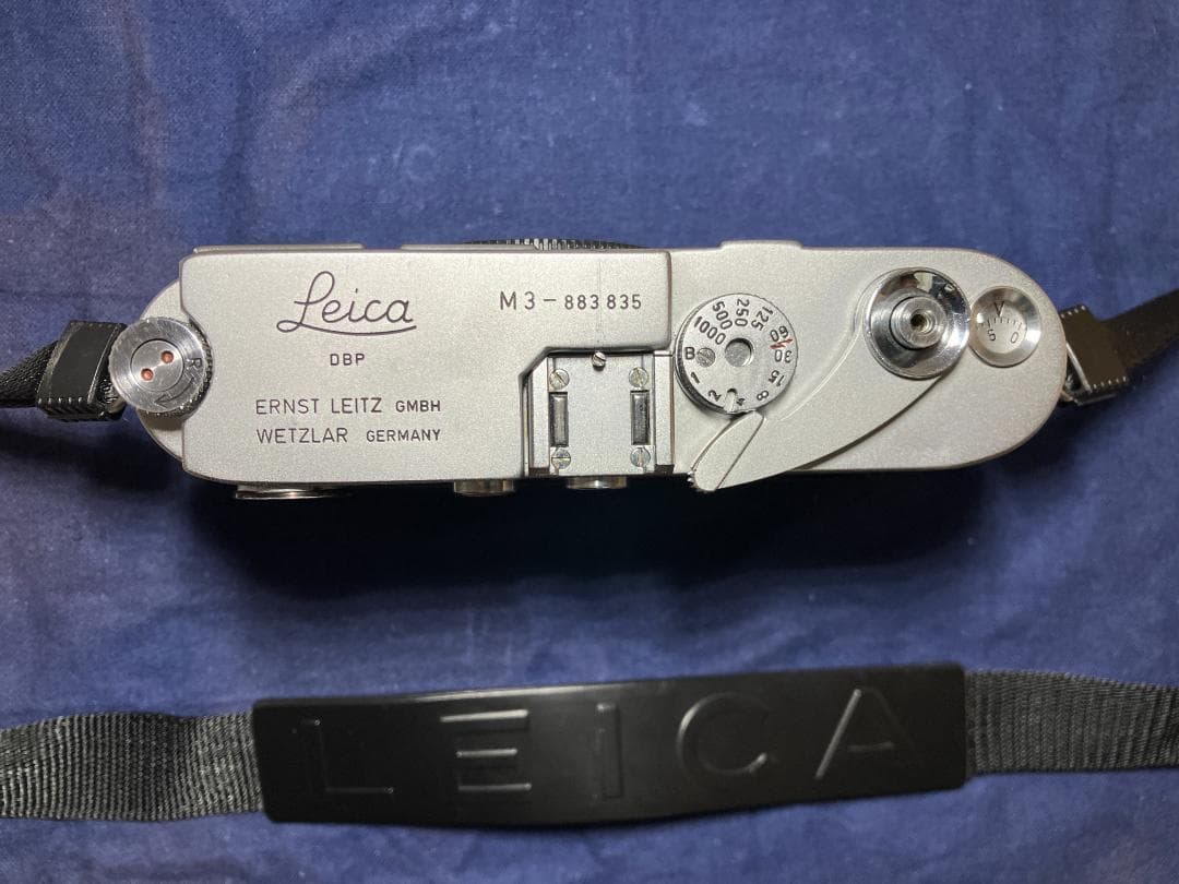 Leica M3ボディ(シリアル883835)／実用向け・外観に使用感あり