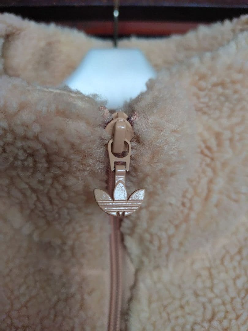 BIGサイズ3XL(4L)adidas フリース.ボアジャケット