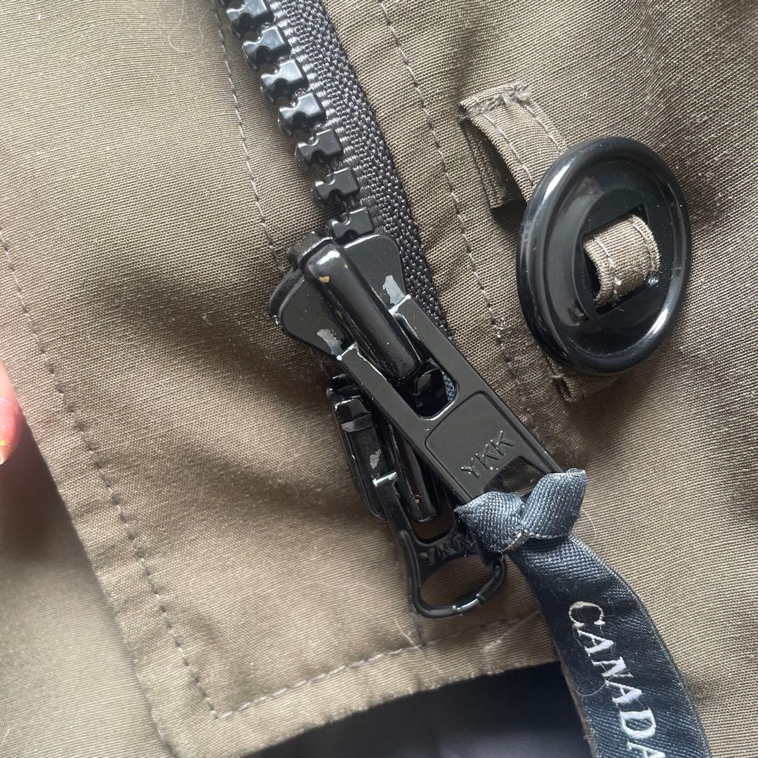 値下げ！！【美品】カナダグース ダウンジャケット ブロンテカーキ　Sサイズ