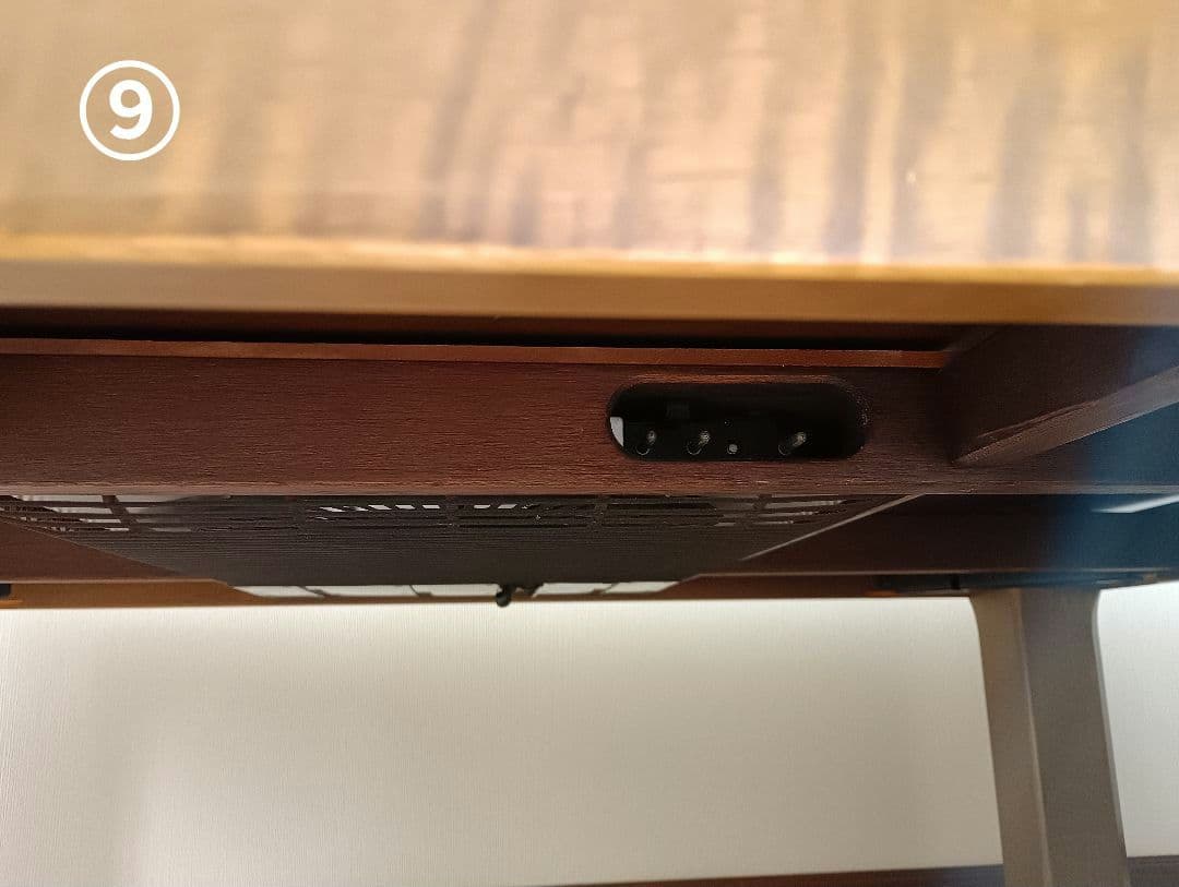 昭和レトロ　ナショナル家具調こたつ　座卓