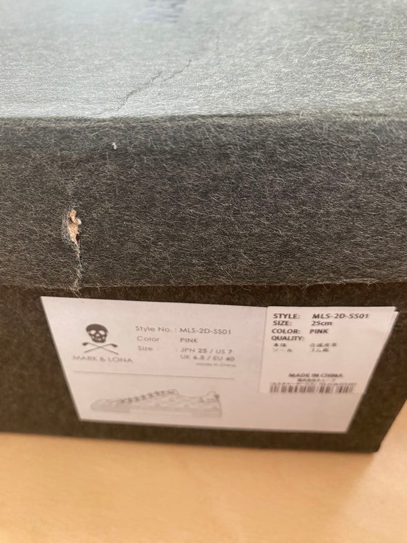 MARK & LONA ピンク スニーカー