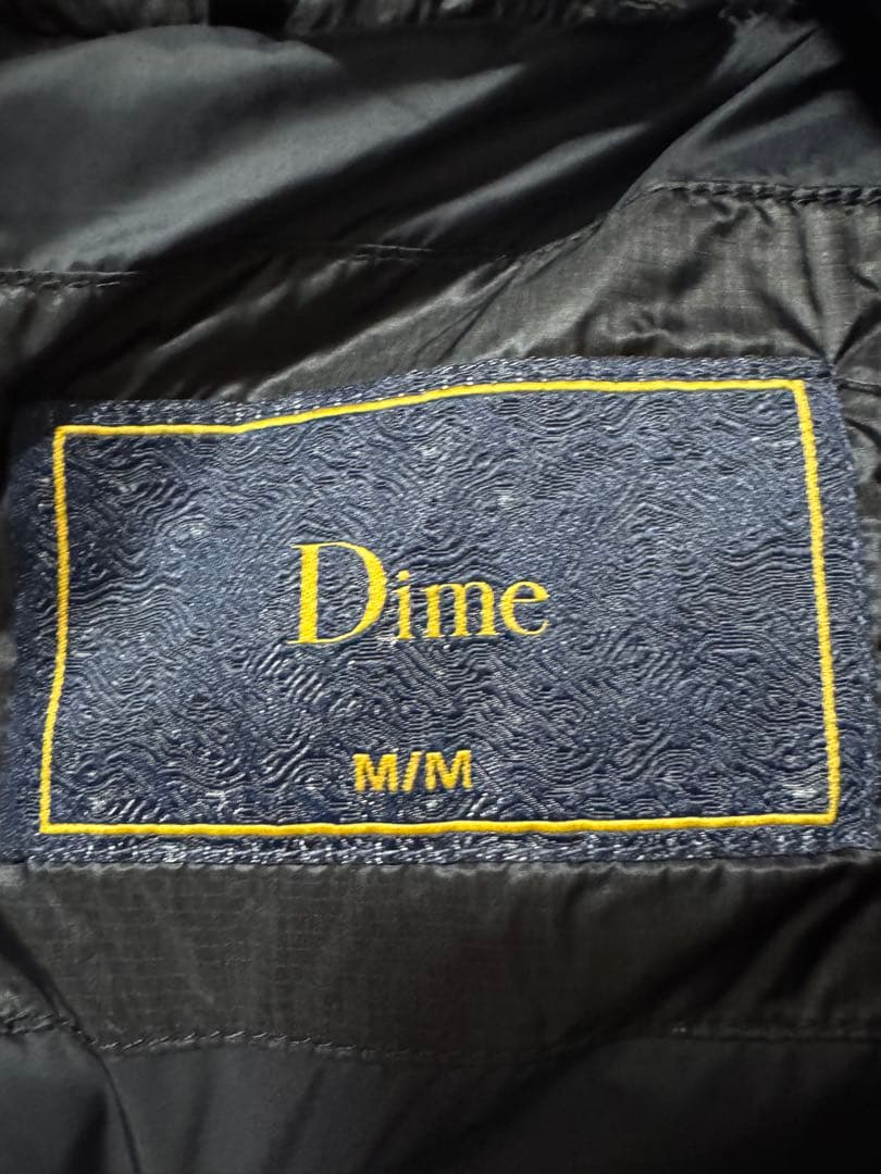 Dime ブラック ダウンジャケット