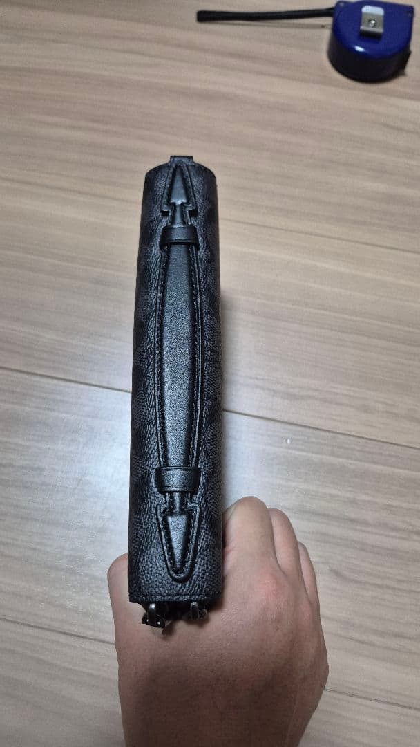 早い者勝ちCOACH 長財布 ブラック レザーダブルファスナー