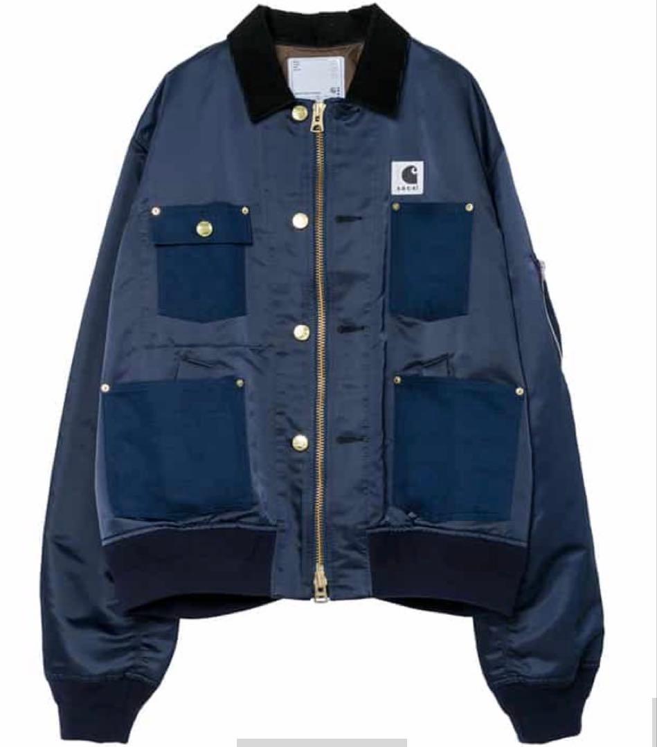 sacai x Carhartt WIP ナイロンツイルブルゾン ジャケット M