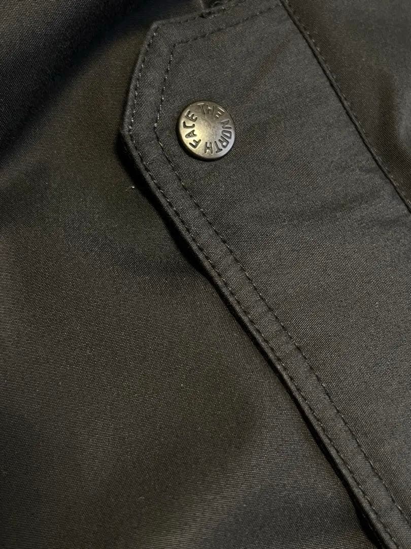 美品ノースフェイスパープルレーベル65/35マウンテンショートパーカS黒