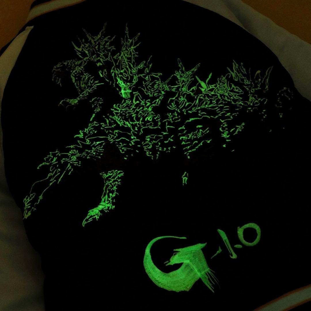 【新品】蓄光刺繍リバーシブルスカジャン M ゴジラ-1.0