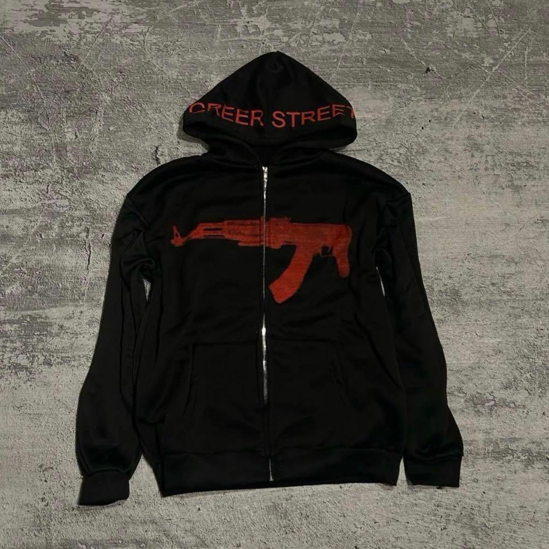 ジャケット・アウター GREER - Opium gun design zip up hoodie