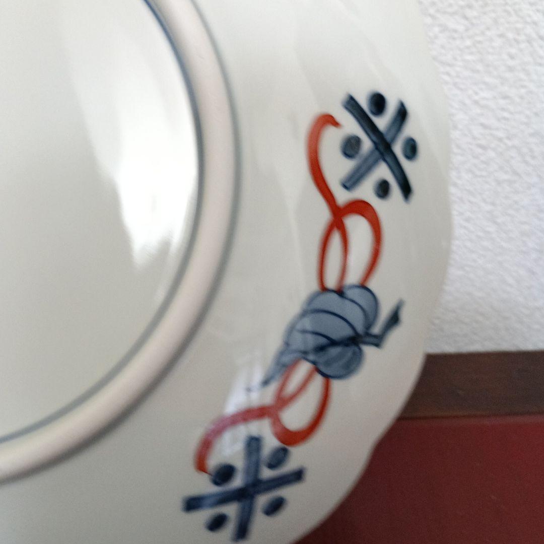 【林九郎窯］波佐見焼　林九郎作 金彩大皿　金蘭手 　未使用品