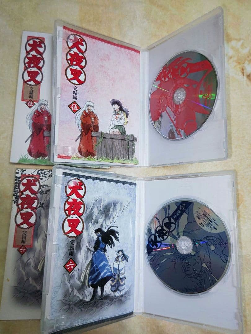 犬夜叉　完結編　完全生産限定版　DVD 1〜7巻　全巻セット 収納ケース付き