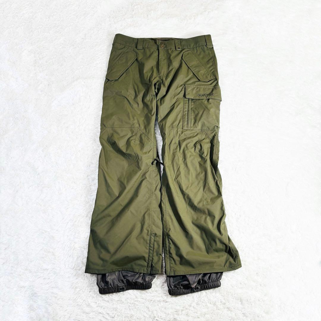 658 美品✨BURTON バートン スノボウェア メンズ パンツ カーキ L