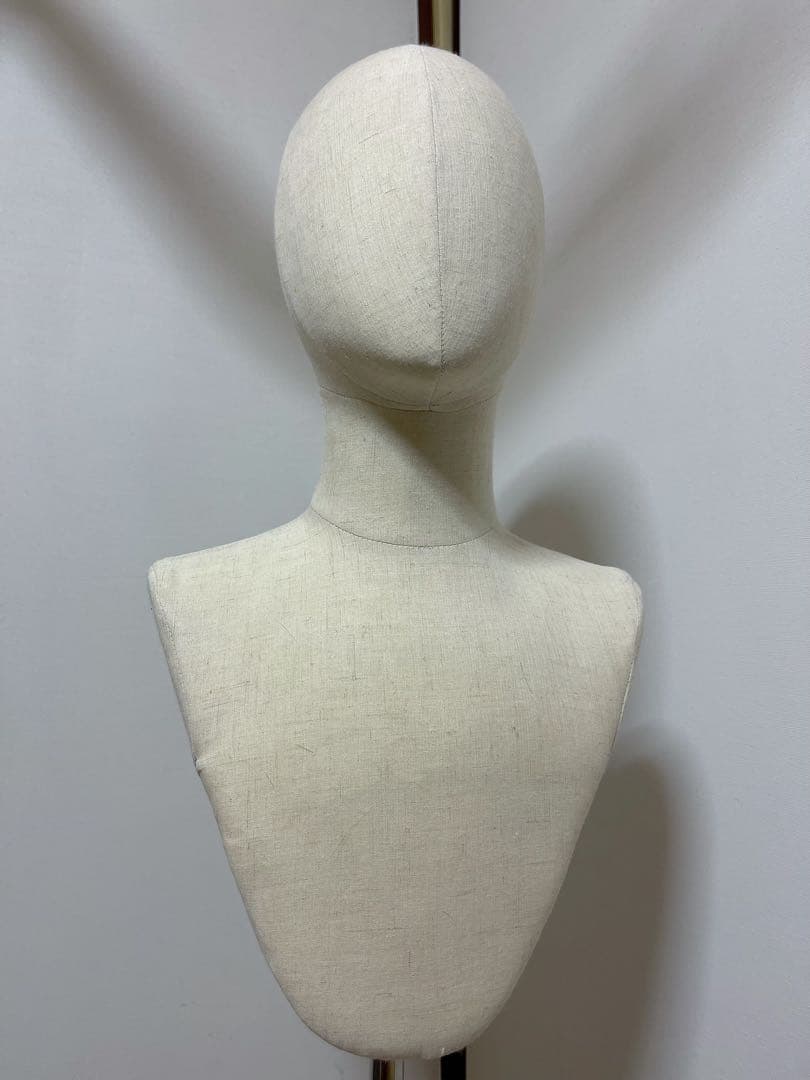 布製マネキン 木製ベース 金属スタンド