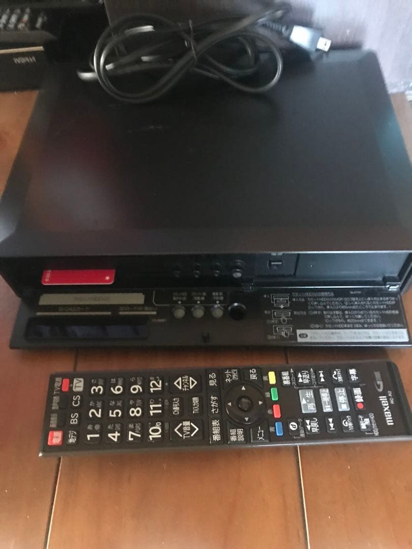 maxell VDR-R2000 HDDレコーダーivdrカセットディスク