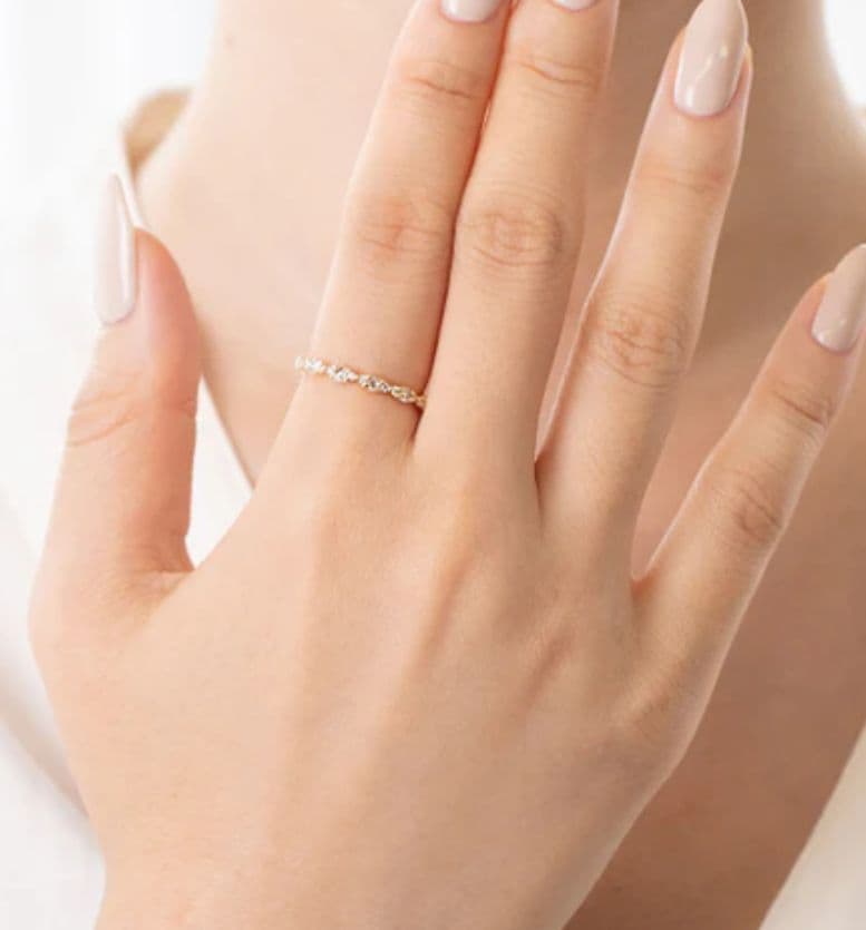 オレフィーチェ バラーレ リング PG 9号 K18 エタニティリング