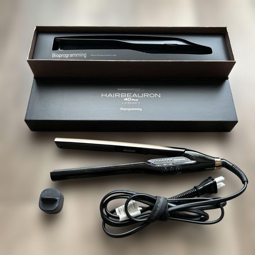 箱付HAIRBEAURON 4D Plus ストレートヘアアイロン　動作確認済