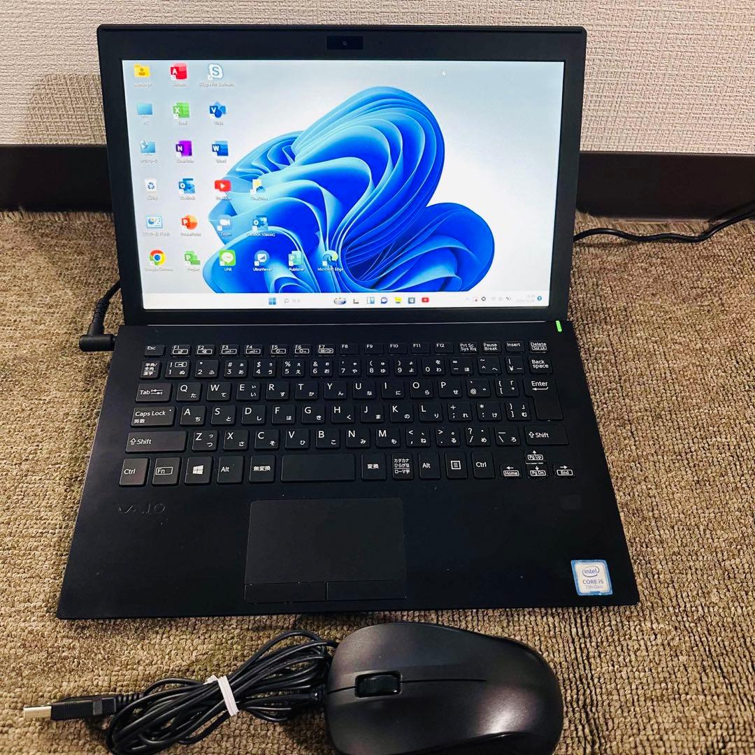 S153 SonyVaioノートパソコンi5第7世代SSD高速Windows11