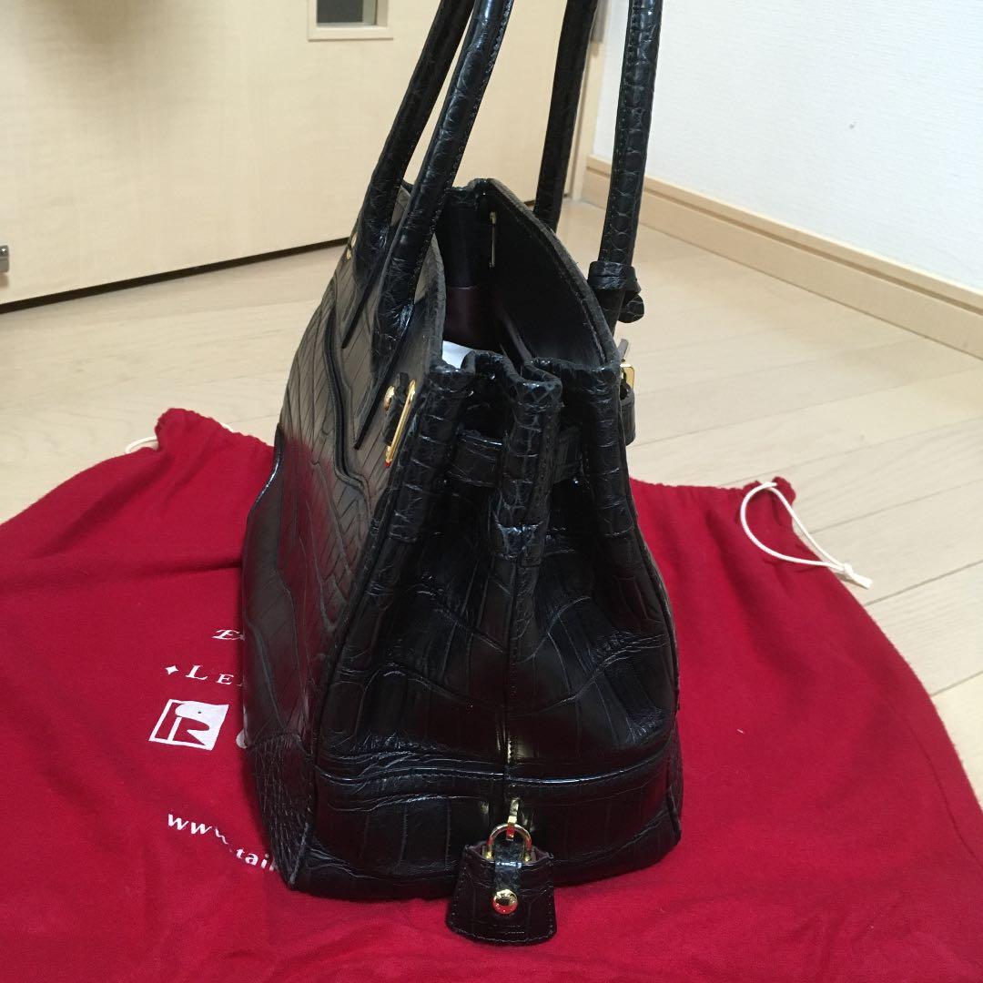 ゲンママ　ハンドバック　マットクロコダイル　ショップチャンネルqvc