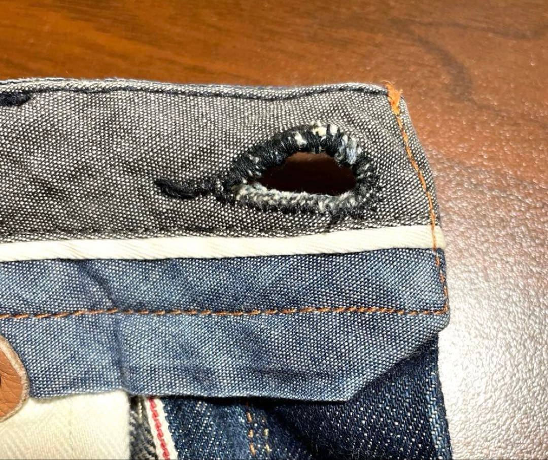 【希少】DENHAM×SHIPS別注CUTTER 赤耳　ストレートW32