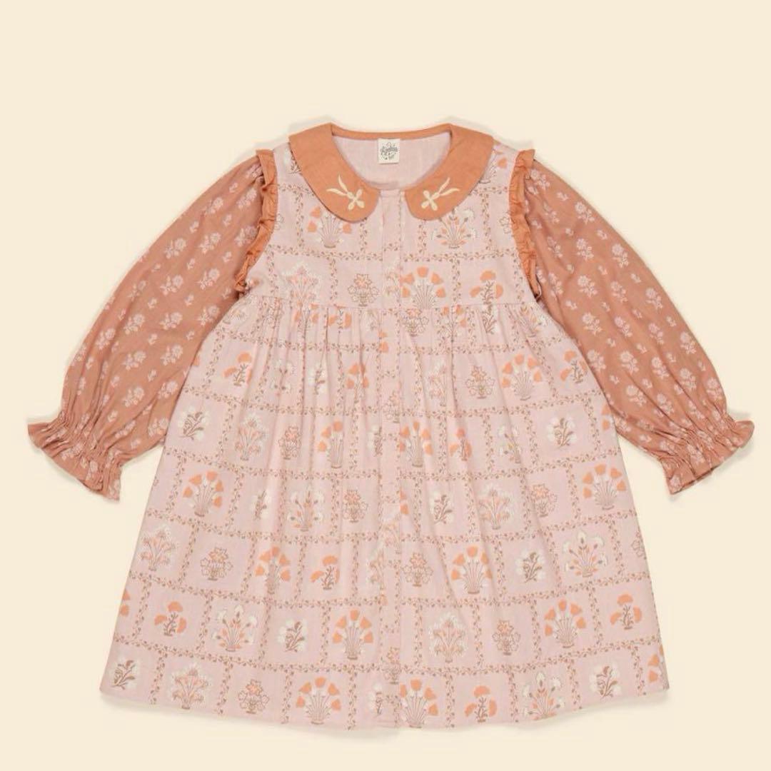 Apolina kids Mara Shirtdress 1-2y ワンピース