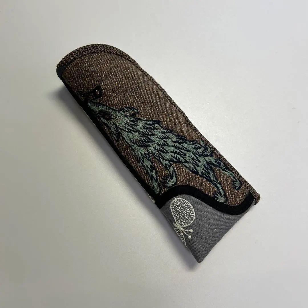 ミナペルホネン　メガネケース　キルト　wolf 専用