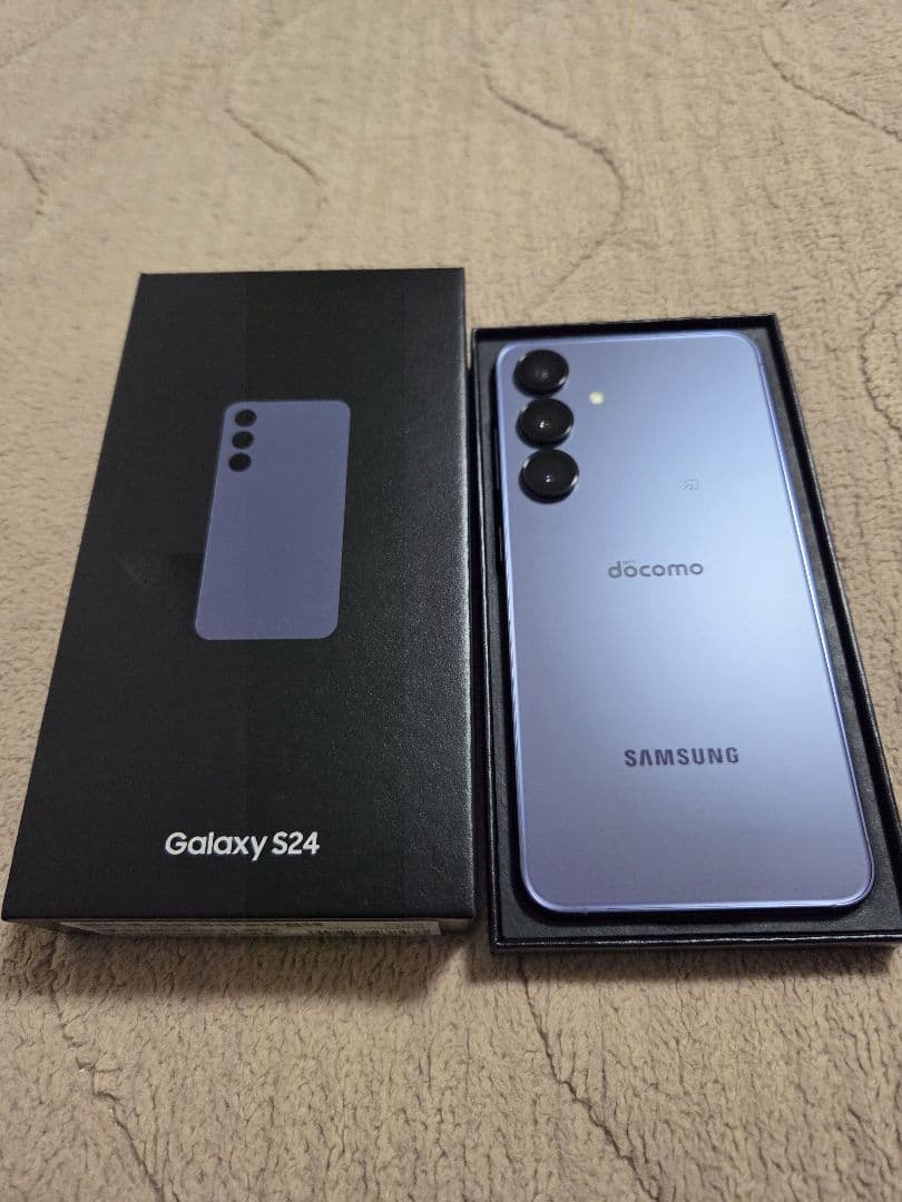 Galaxy S24(docomo/コバルトバイオレット/256G)＋純正ケース