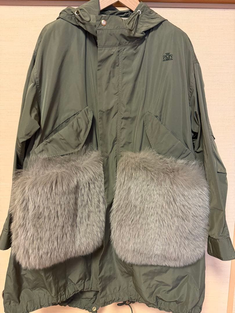 ✨お値引き✨ドゥロワー 38 ライナー取り外し可　モッズコート　コートカバー付き