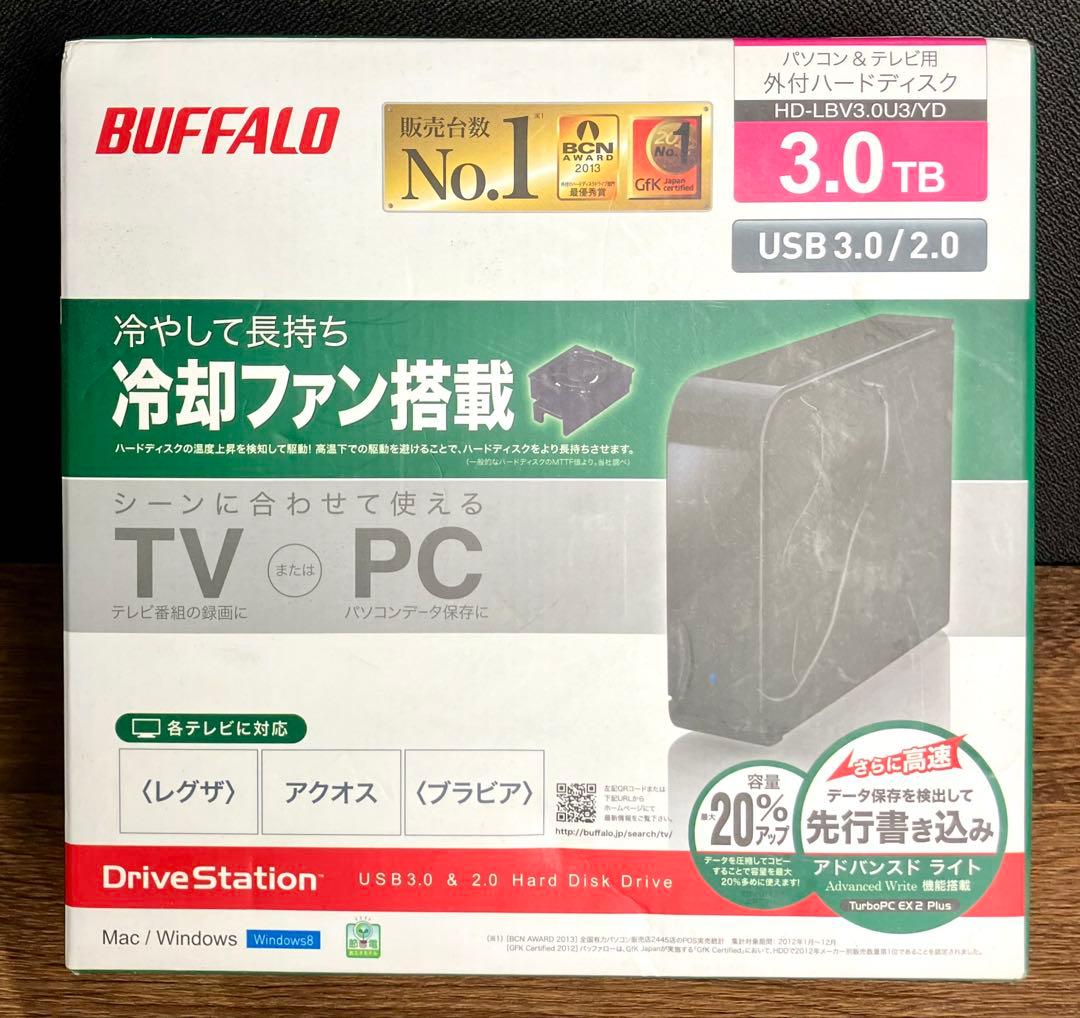 BUFFALO HD-LBVU3YD 3.0TB 外付けハードディスク