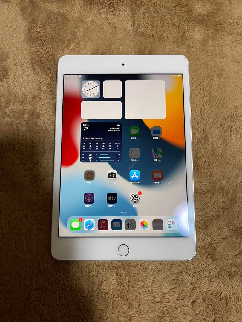 Ipad mini 4 シルバーWi-Fiモデル大容量128GB