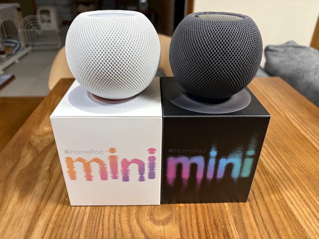 Apple Pod mini ホワイト・スペースグレー