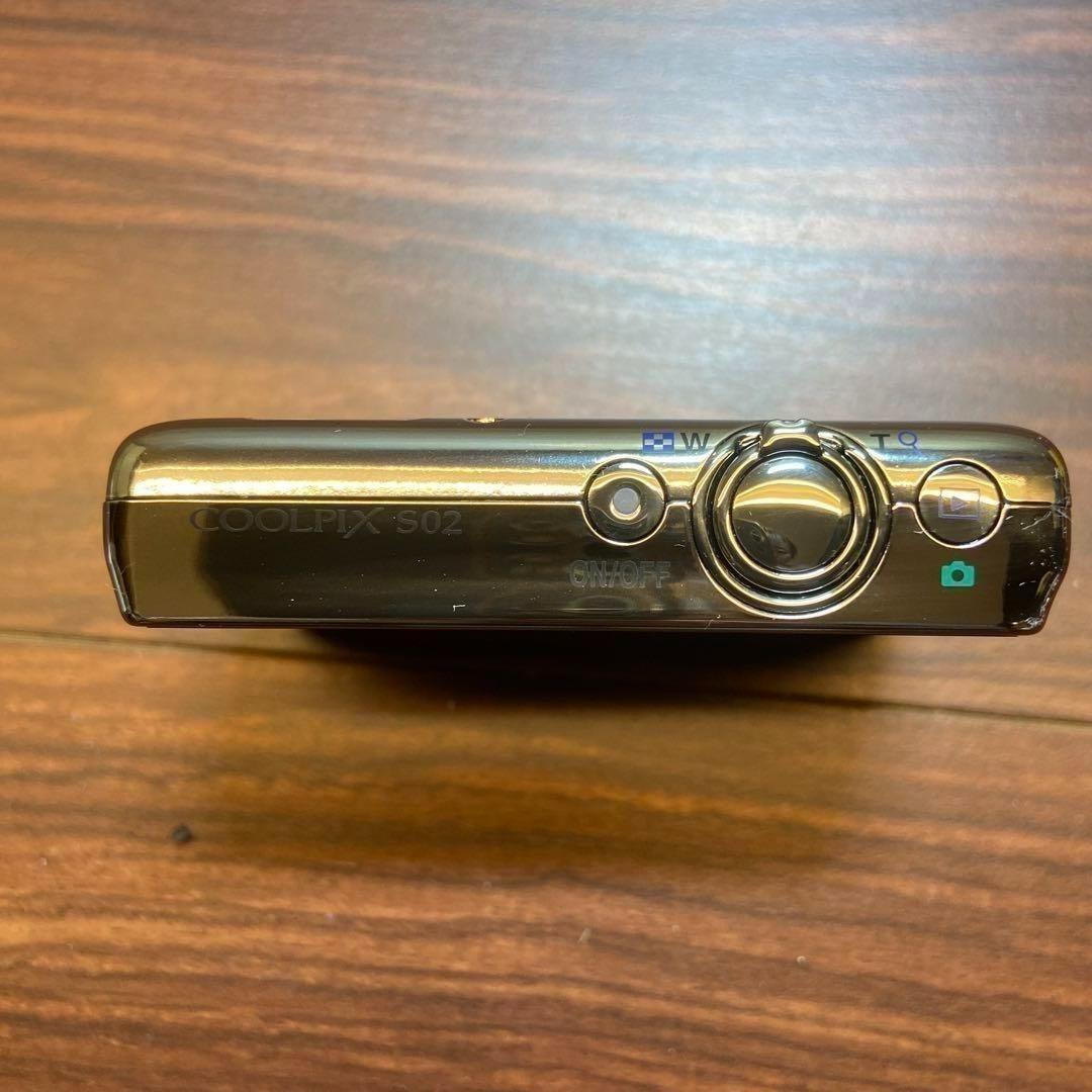 Nikon coolpix S02 ミラーシルバー デジカメ 2723