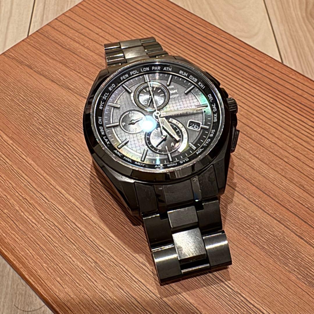 CITIZEN ATTESA H804-T019371 チタン　エコドライブ