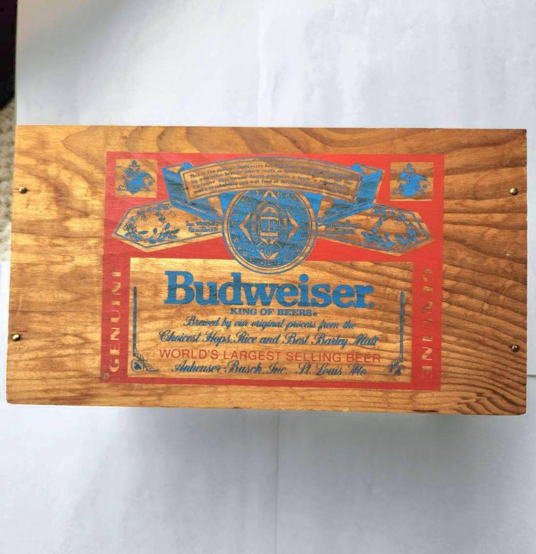 B*3様 ヴィンテージ Budweiser 木箱 80s