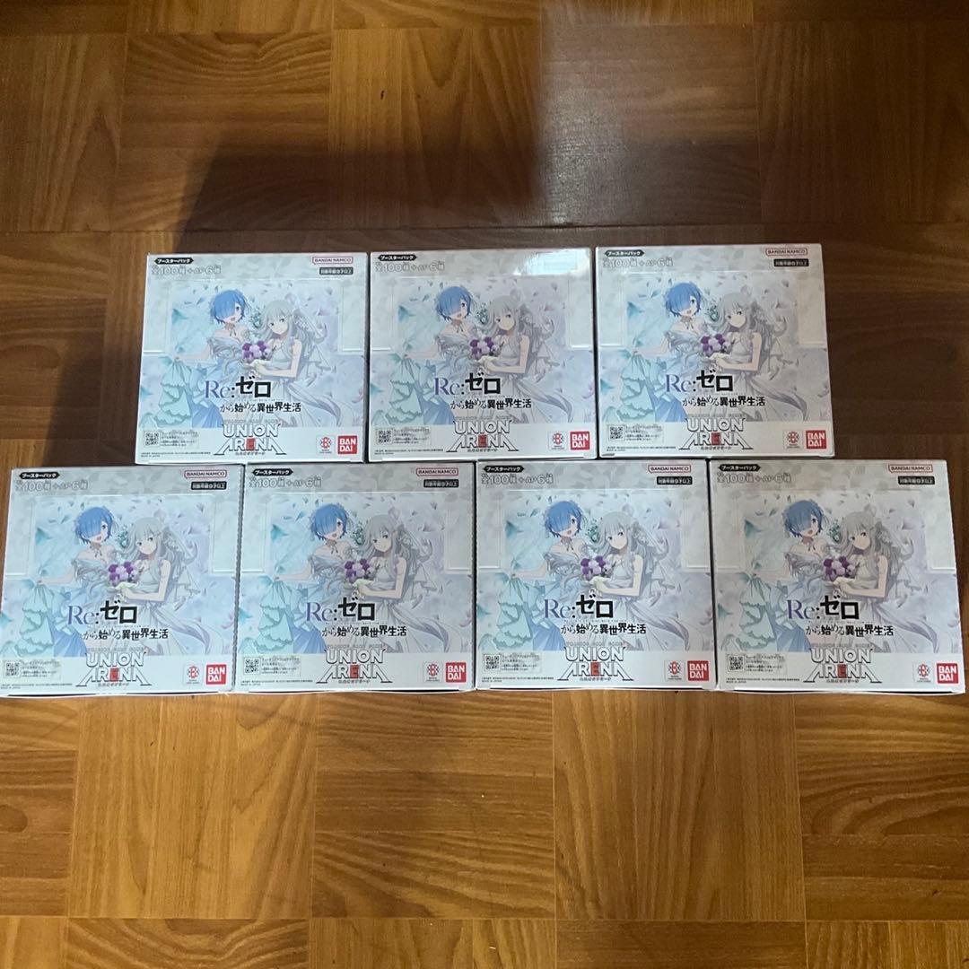 ユニオンアリーナ　ユニアリ　未開封box リゼロ　7box