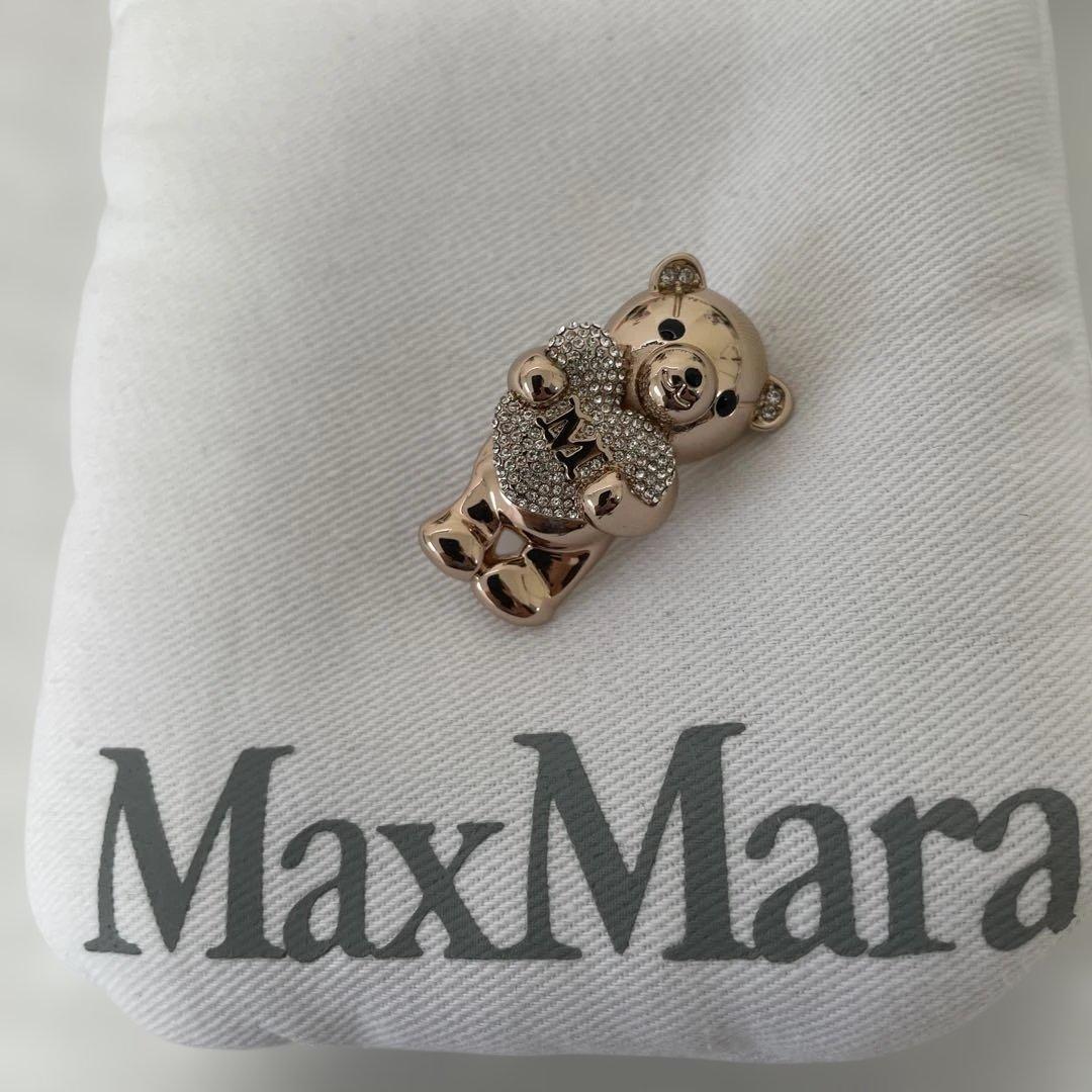 Max Maraテディベアハートブローチ
