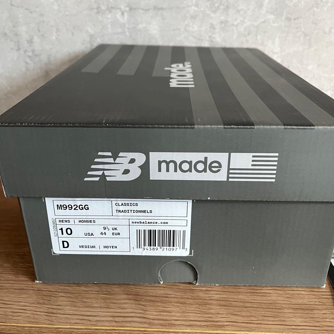 靴 NEW BALANCE M992GG