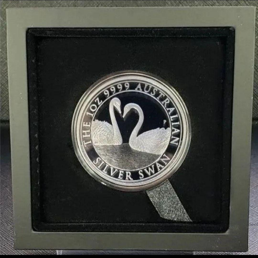 2022年 スワン 1オンス 純銀 プルーフ銀貨 パースミント 保証書＆BOX付