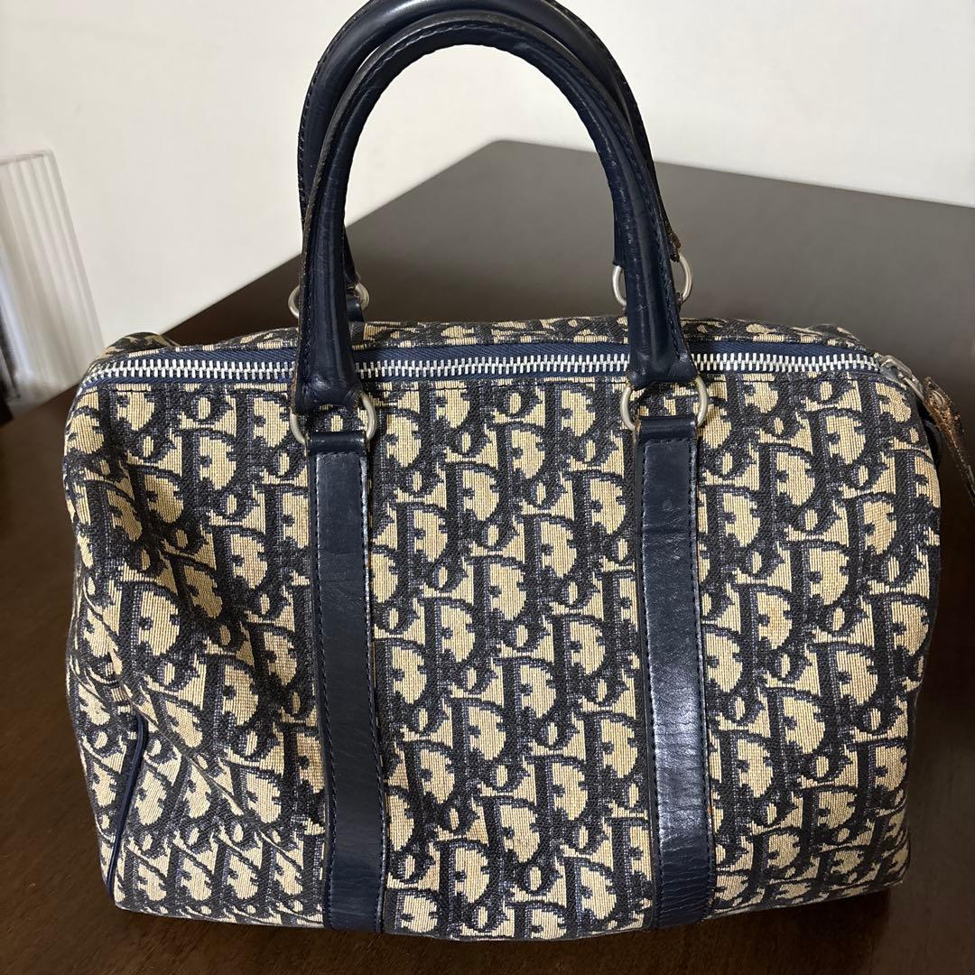 オールドディオール　トロッター柄ボストンバック