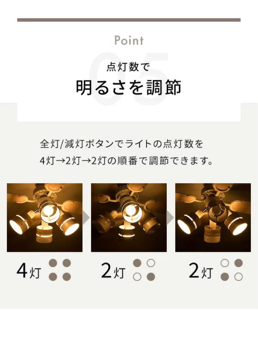 ほぼ新品✨シーリングファン