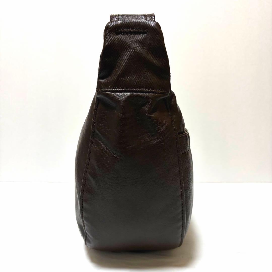 極美品✨ポーター フリースタイル ショルダーバッグ ハーフムーン ブラウン