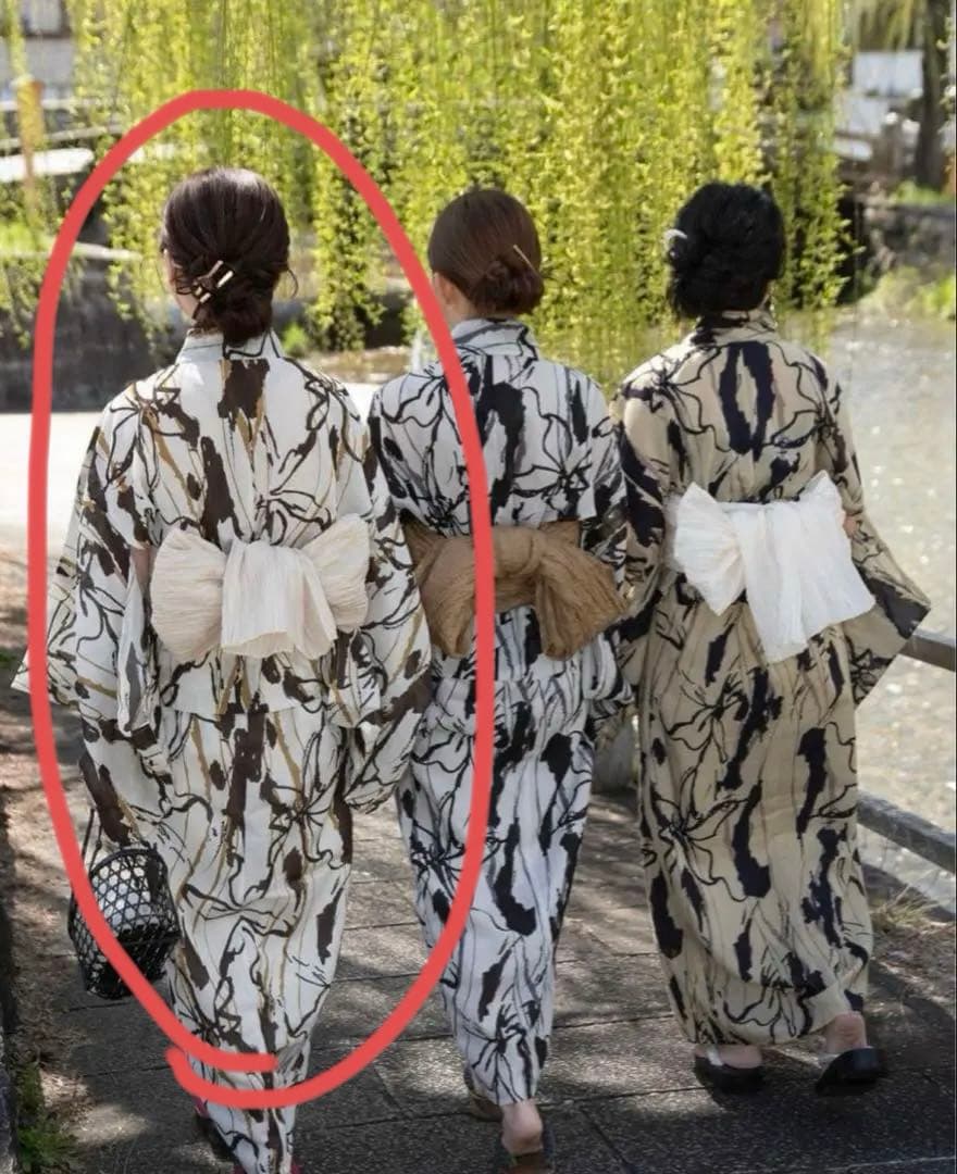 nuance line yukata【eimオリジナル浴衣】 ivory