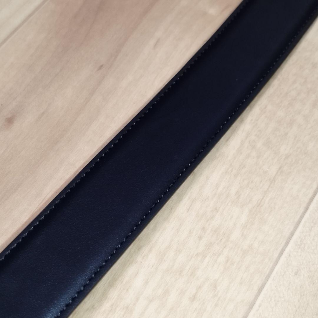 【美品】ジョンロブ　ベルト　カーフレザー　黒色　ブラック　85サイズ　メンズ