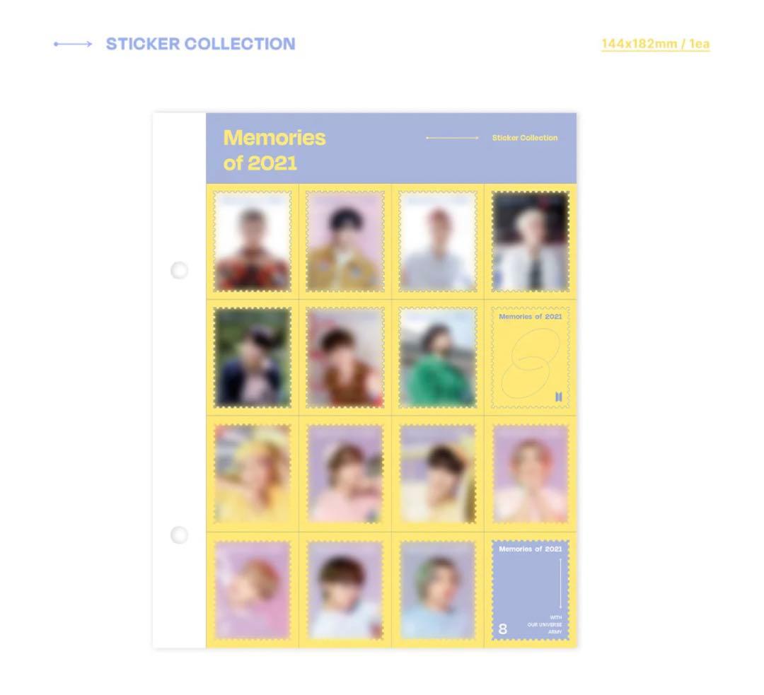 未開封　[DIGITAL CODE] BTS Memories of 2021