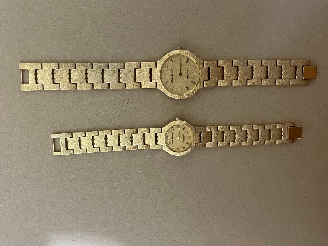 ハリーコリンヌ FINEGOLD 999.9 ゴールド 腕時計 ペアセット