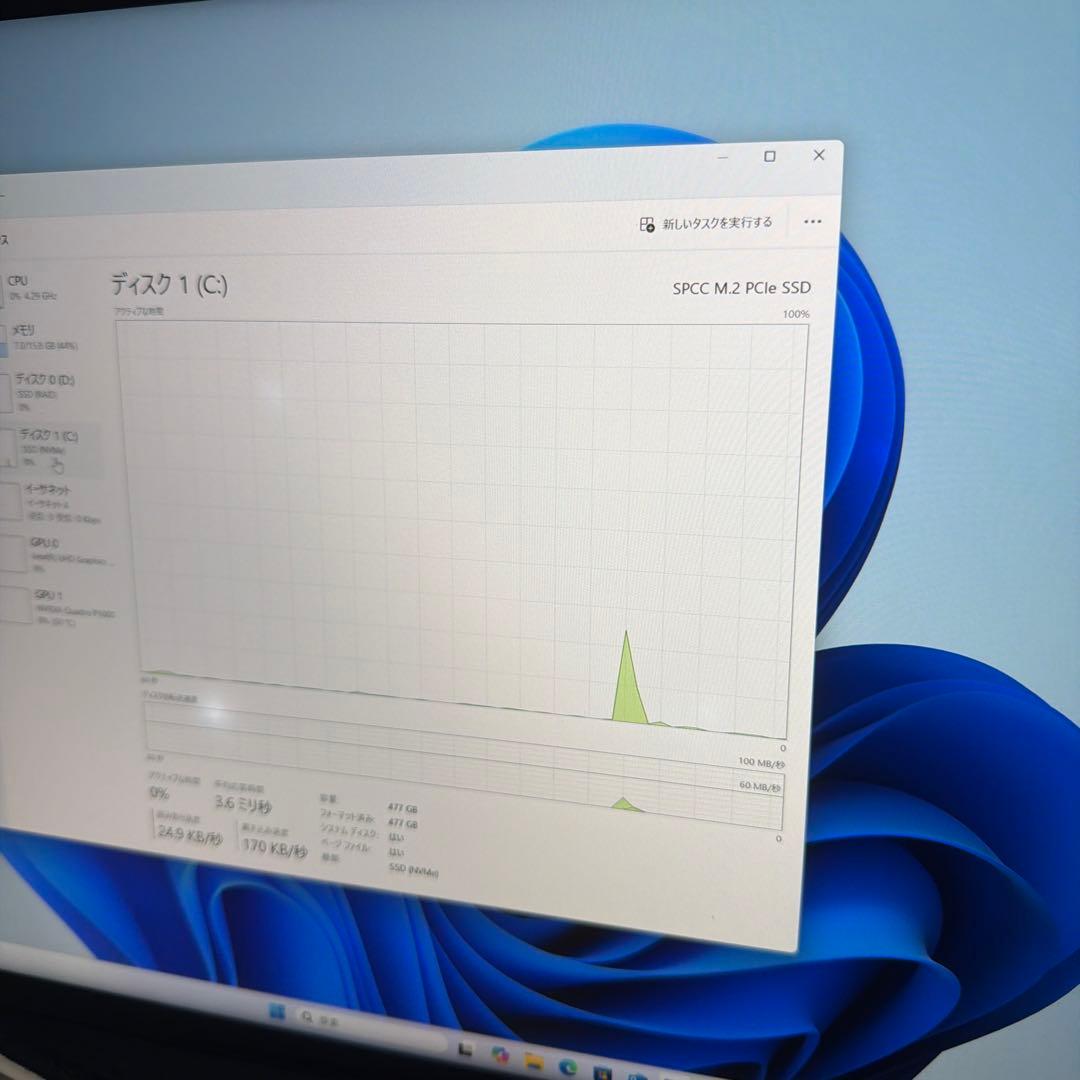 Windowsデスクトップ HP Z2 MiniG4Workstation16GB quadroP1000